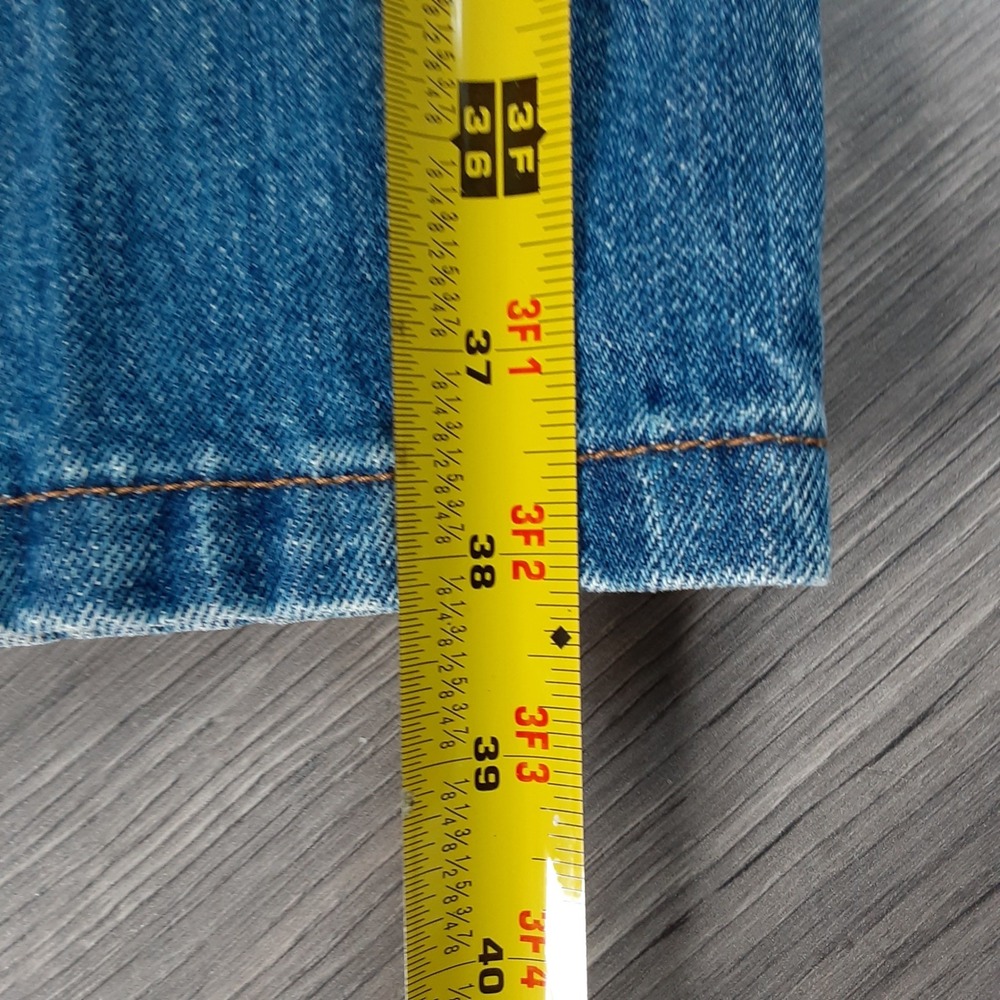 Patagonia Organic Cotton Mens Straight Leg Jeans Blue Medium Wash Size 35x28 - Picture 6 of 11